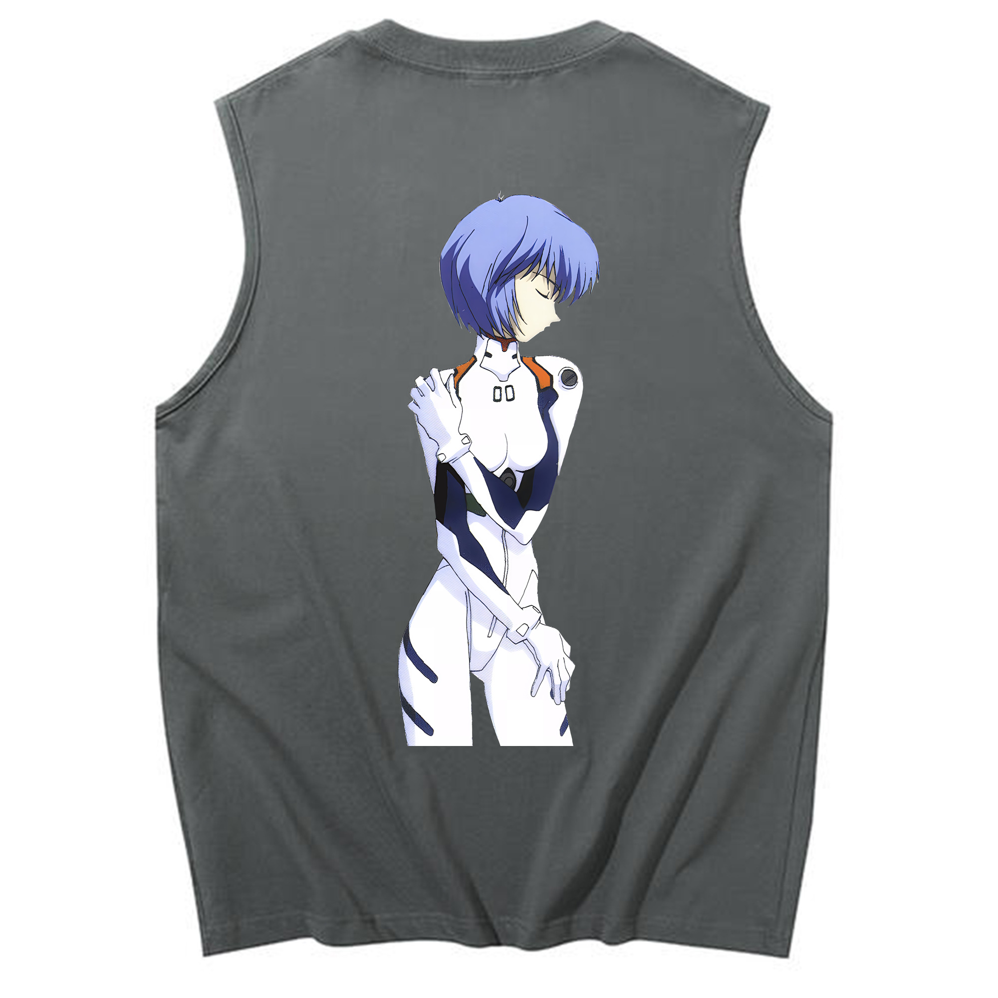 （画像用） EVA 新世紀エヴァンゲリオン コットン100％タンクトップ（背面プリント）